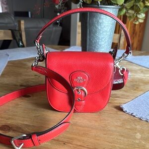 Coach Red Kleo Shoulder Bag 17